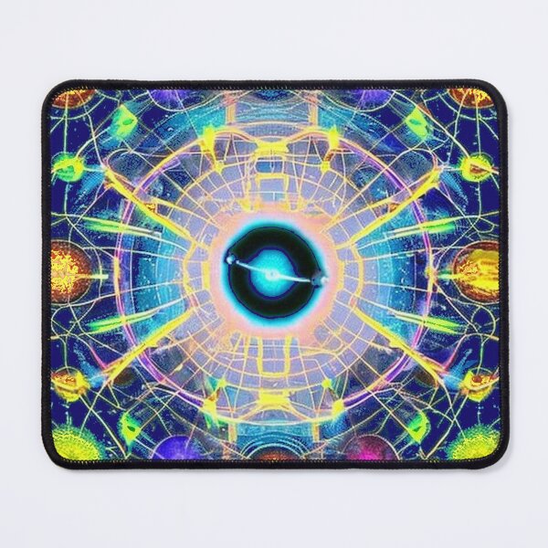 Item preview, hadron collider computer visualization artistic harmony of colorful particles of the universe designed and sold by JaroDesign2023.