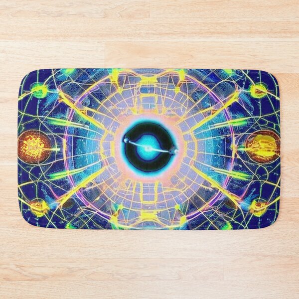Item preview, hadron collider computer visualization artistic harmony of colorful particles of the universe designed and sold by JaroDesign2023.