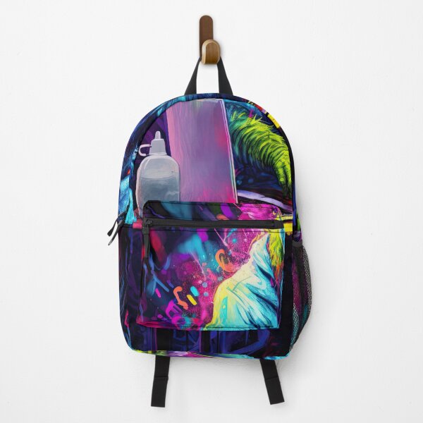 Item preview, Vibrant neon monster design designed and sold by AiAgency.