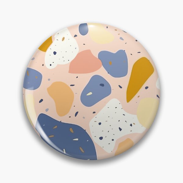 Item preview, Abstract Pastel Terrazzo - Soft Color Palette & Irregular Patterns designed and sold by KaleidoCreation.