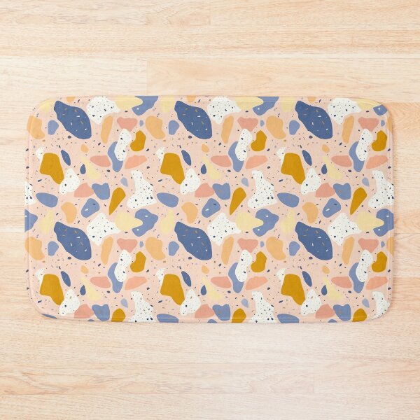 Item preview, Abstract Pastel Terrazzo - Soft Color Palette & Irregular Patterns designed and sold by KaleidoCreation.