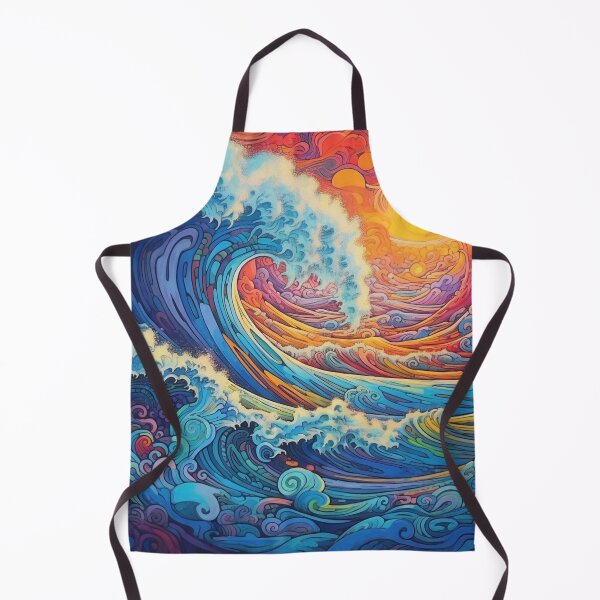 Item preview, Abstract Ocean Waves Pattern designed and sold by Desfix.