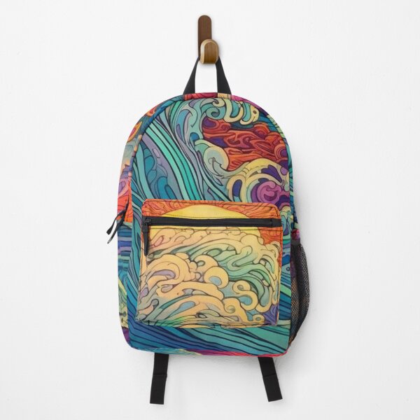 Item preview, Abstract Ocean Waves Pattern designed and sold by Desfix.