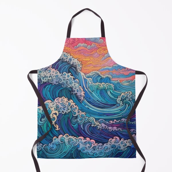 Item preview, Abstract Ocean Waves Pattern designed and sold by Desfix.