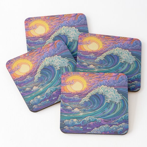 Item preview, Abstract Ocean Waves Pattern designed and sold by Desfix.