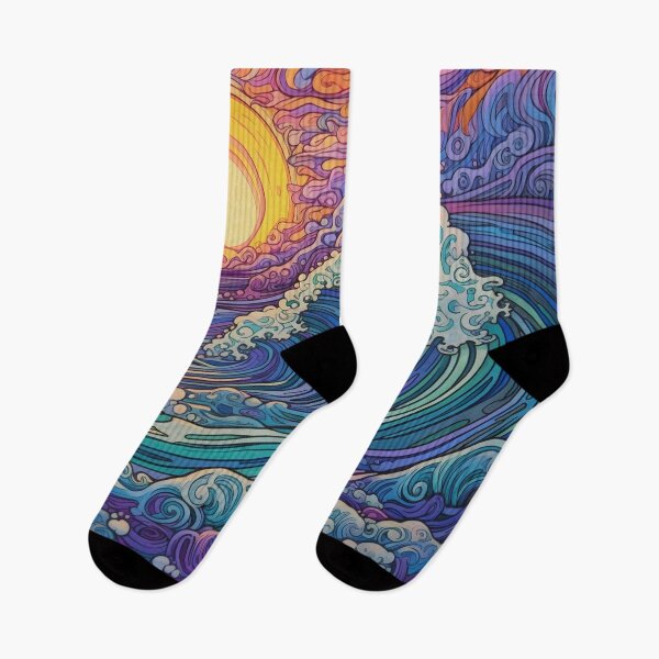 Item preview, Abstract Ocean Waves Pattern designed and sold by Desfix.