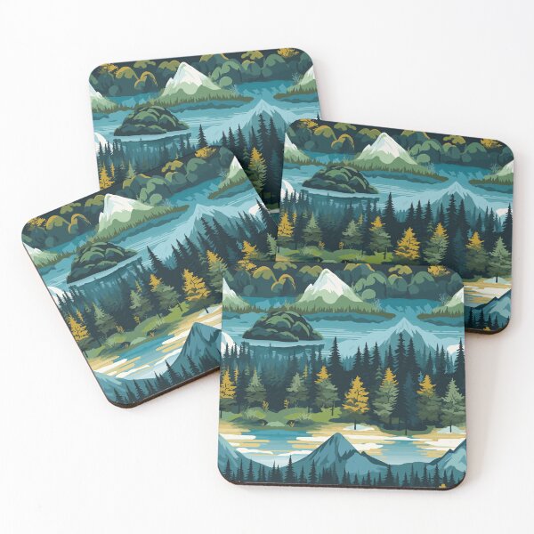 Item preview, Summer mountains pattern designed and sold by enipra.
