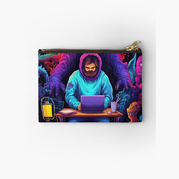 Item preview, Vibrant neon monster design designed and sold by AiAgency.