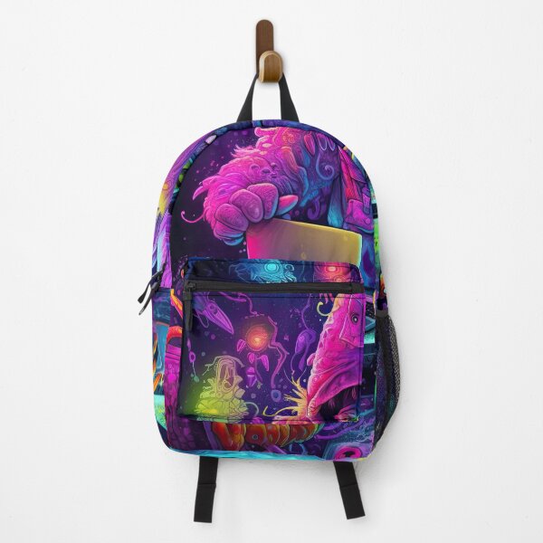 Item preview, Vibrant neon monster design designed and sold by AiAgency.