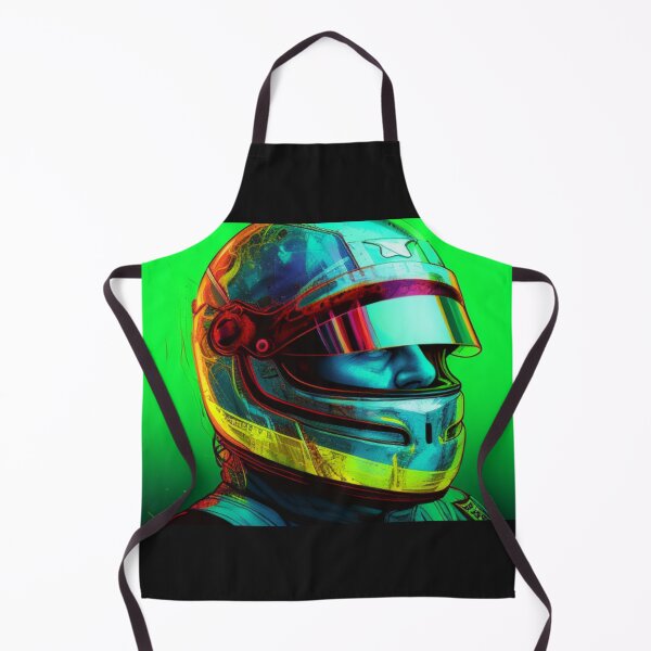 Item preview, Dynamic Neon Formula One Driver: Embrace the Electrifying Spirit of High-Speed Mastery designed and sold by RIAiCreations.