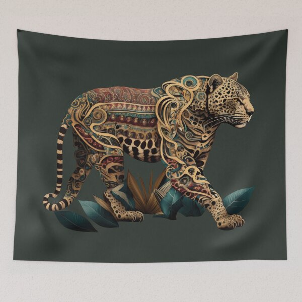 Aperçu de l'œuvre Jaguar Luxure design art abstrait créée et vendue par Tio-Tecun.