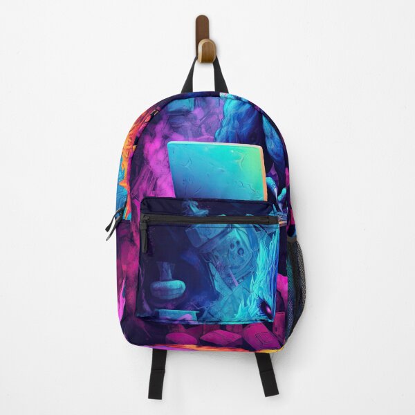 Item preview, Vibrant neon monster design designed and sold by AiAgency.