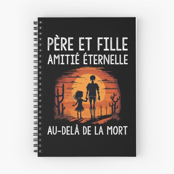 Item preview, Père et Fille amitié éternelle au-dela de la mort: fête des pères, cadeau drôle, humour designed and sold by thegiftedadult.