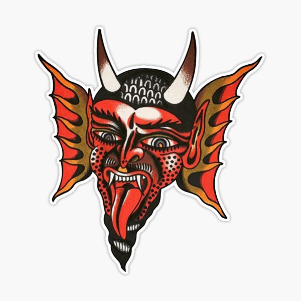 Devil head tattoo by @theomindell have a great weekend and holiday! |  Instagram
