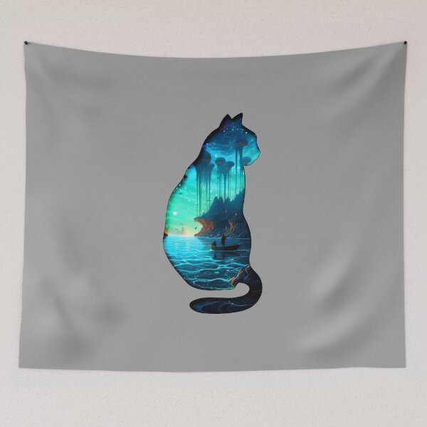 Item preview, Feline's Luminescent Lake designed and sold by WFTan.