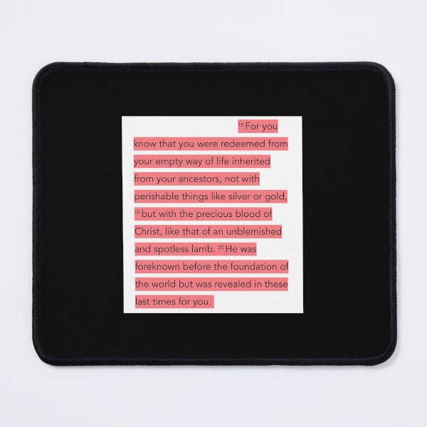 Item preview, 1 Peter 1:18-20 designed and sold by njldesigns.