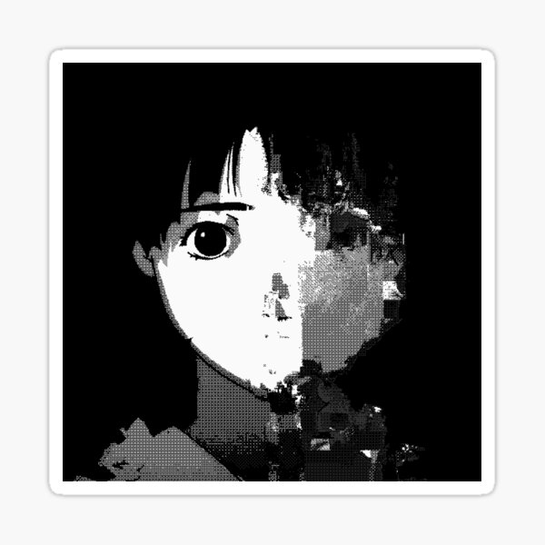 [Glitchart, Lain] Delaying the inevitable Sticker