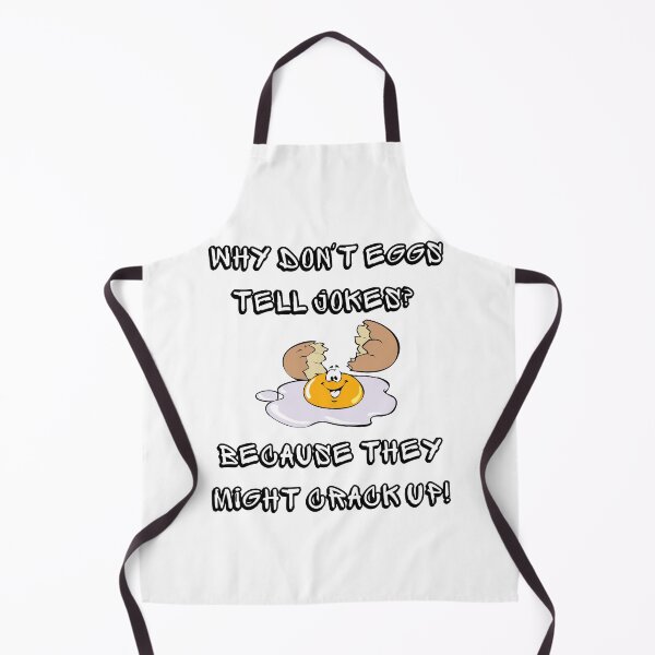 Item preview, Dad joke, Eggs might crack up, Funny joke, Dorky Joke, Why don't eggs tell jokes? designed and sold by Soundpups.