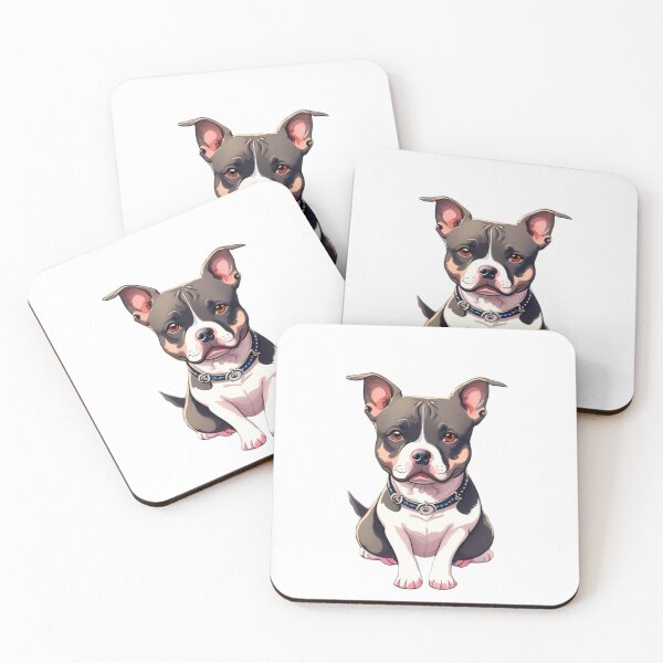 Item preview, Adorable Pit Bull stickers designed and sold by ArtTechEstudio.
