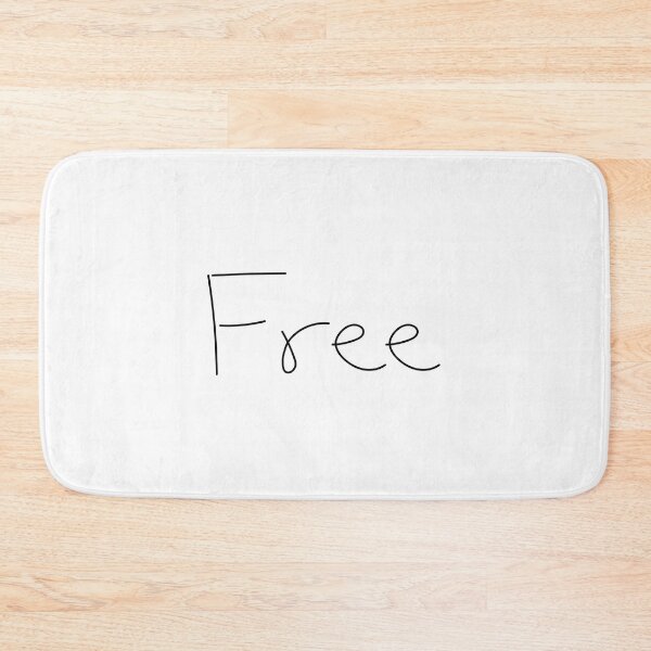 Item preview, Free, freedom, font, typography, minimal, logo, black, white, monochrome, hand write, -free designed and sold by bubbley2021.