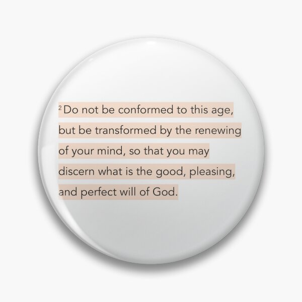 Item preview, Romans 12:2 designed and sold by njldesigns.