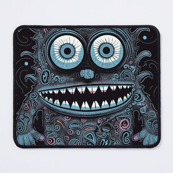 Item preview, Neon-colored monster designed on a striking artwork designed and sold by AiAgency.