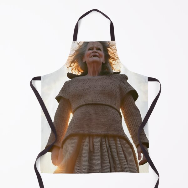 Item preview, Old Crone in beige textured fabrics designed and sold by ptosis.