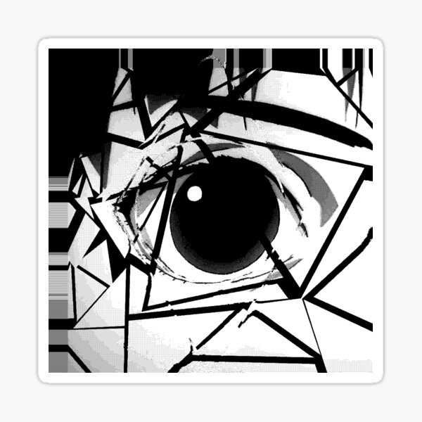 [Lain, Glitchart] Mirror Sticker