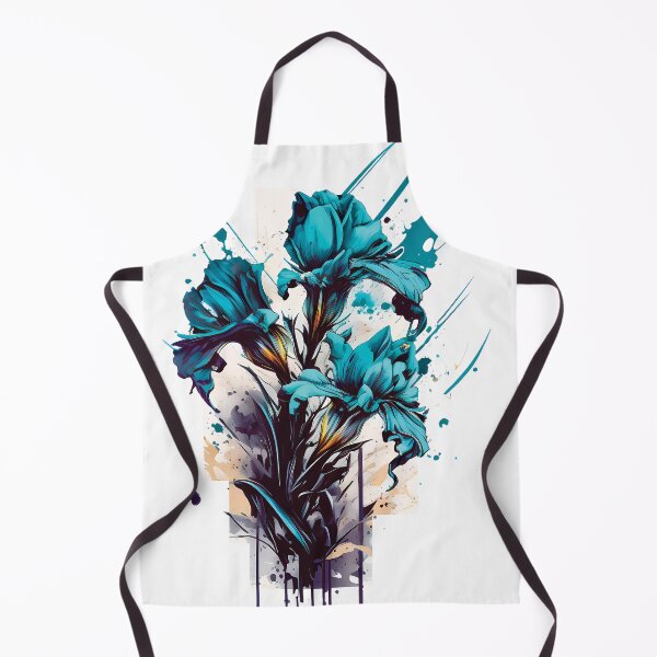 Artikelvorschau, Irises Bouquet, Blue Striking Beauty, Mother's Gift, Delicate entworfen und verkauft von MVDigitalArt.