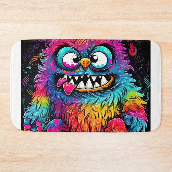 Item preview, Neon-colored monster designed on a striking artwork designed and sold by AiAgency.