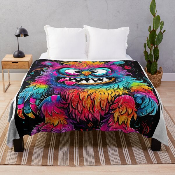 Item preview, Neon-colored monster designed on a striking artwork designed and sold by AiAgency.