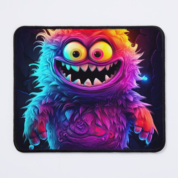 Item preview, Neon-colored monster designed on a striking artwork designed and sold by AiAgency.