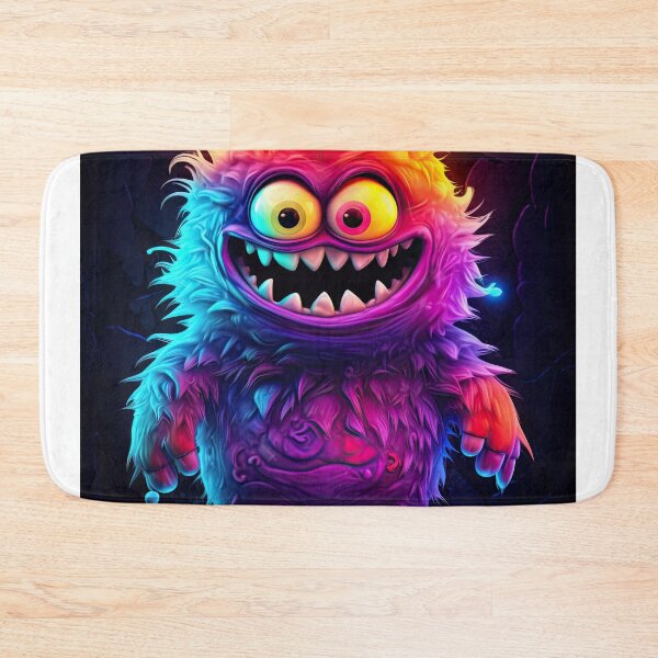 Item preview, Neon-colored monster designed on a striking artwork designed and sold by AiAgency.