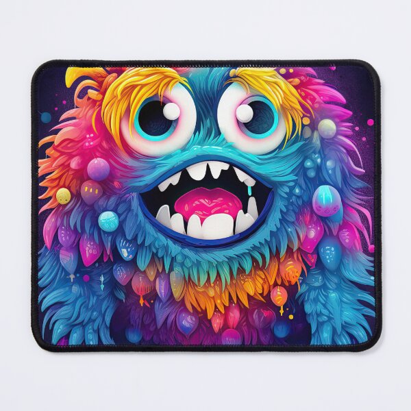 Item preview, Neon-colored monster designed on a striking artwork designed and sold by AiAgency.