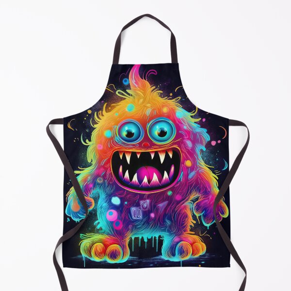 Item preview, Neon-colored monster designed on a striking artwork designed and sold by AiAgency.