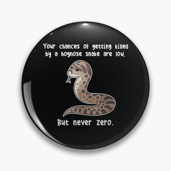 Item preview, Hognose Snake Never Zero designed and sold by Clara Hollins.