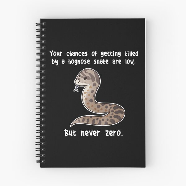 Item preview, Hognose Snake Never Zero designed and sold by Clara Hollins.