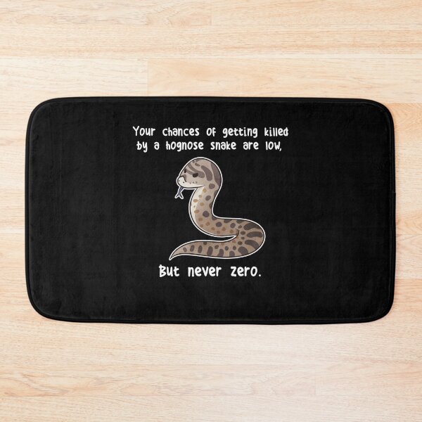 Item preview, Hognose Snake Never Zero designed and sold by Clara Hollins.