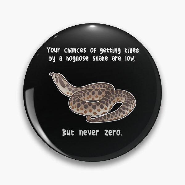 Item preview, Hognose Snake Never Zero designed and sold by Clara Hollins.