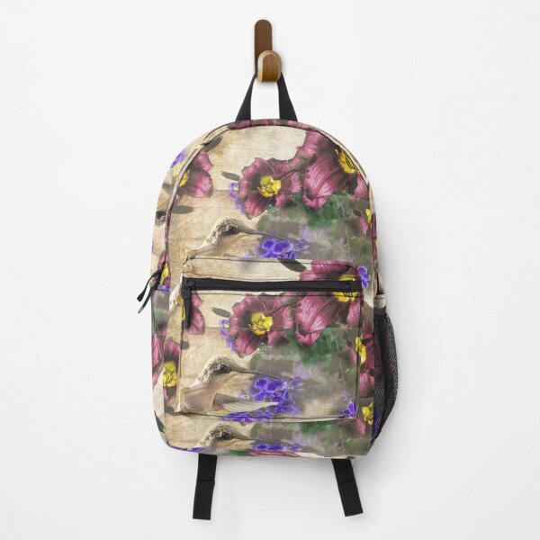 Item preview, Hummingbird and Burgundy Daylilies designed and sold by KbytesOfJax Outdoor and Nature.