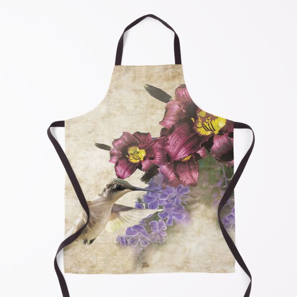 Item preview, Hummingbird and Burgundy Daylilies designed and sold by KbytesOfJax Outdoor and Nature.