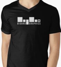 BigBro Graphics Logo Men's V-Neck T-Shirt