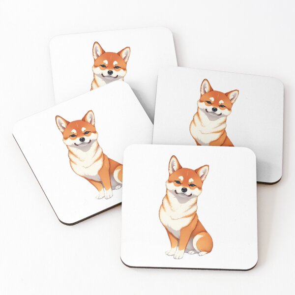 Item preview, Adorable Shiba Inu stickers designed and sold by ArtTechEstudio.