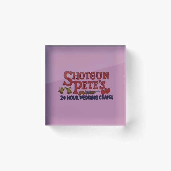Item preview, Shotgun Pete's 24 Hour Wedding Chapel designed and sold by REALsaintpetty.