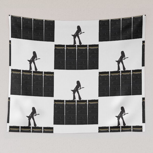 Item preview, Guitarist Shreds on Top of Stacks; Crushing Wall of Sound designed and sold by evaninla.