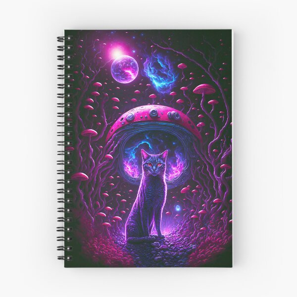 Item preview, Lost in the mushroom universe, Trippy art designed and sold by ZenStickConcept.