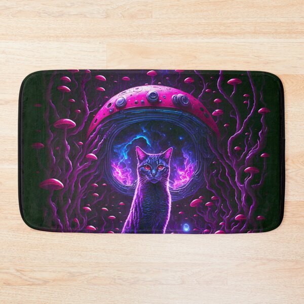 Item preview, Lost in the mushroom universe, Trippy art designed and sold by ZenStickConcept.