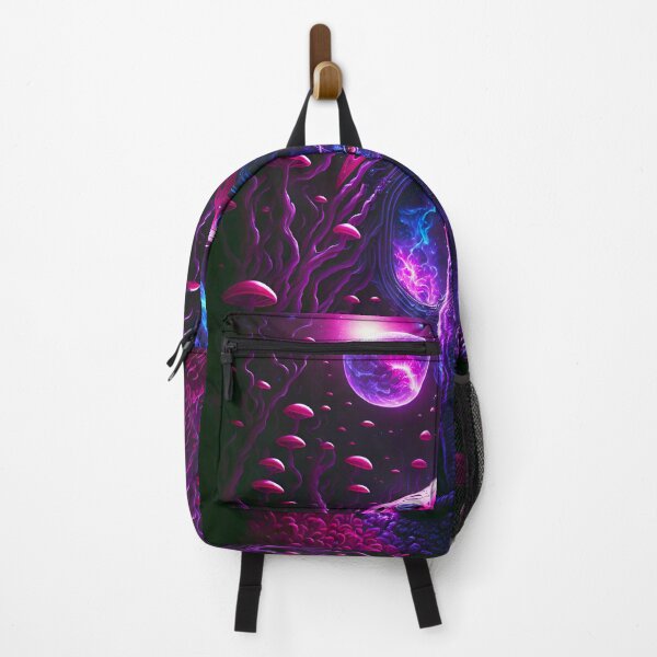 Item preview, Lost in the mushroom universe, Trippy art designed and sold by ZenStickConcept.