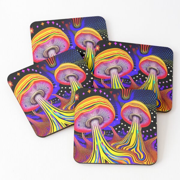 Item preview, Magic Mushrooms Trippy Dreamscapes 1 designed and sold by Benito Del Ray.
