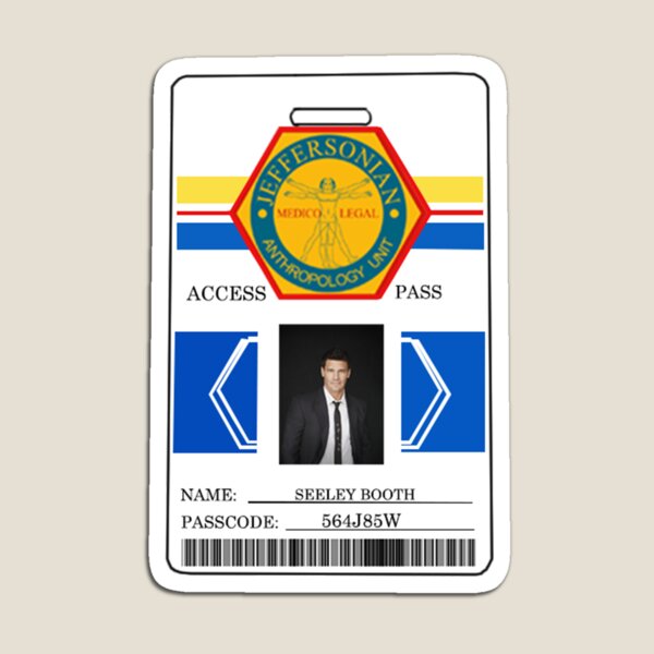 BONES Camille Saroyan Jeffersonian Institute ID Badge Card